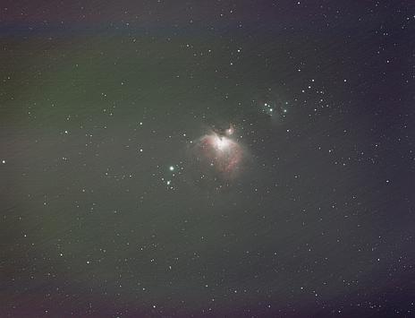 Mgławica w Orionie - mocno przeprocesowana