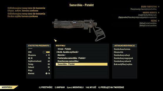 Scraping weapons for modifications unlocks
