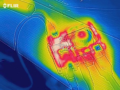 Thermal image of Odroid XU4